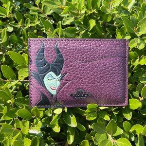 Brand new with tags Coach maleficent card holder.